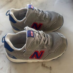 New Balance Kids' Sneakers in Gray Blue and Red